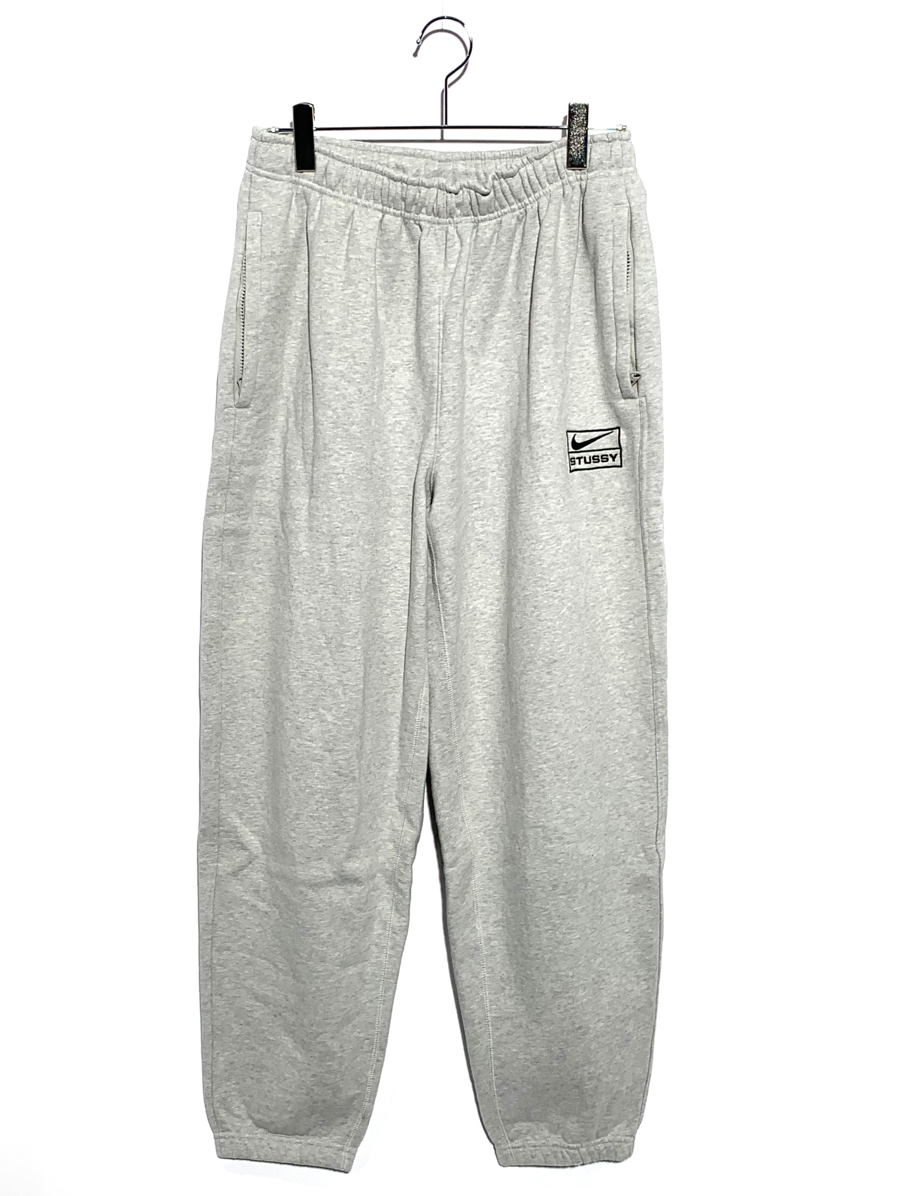 Stussy x Nike Fleece Pant "Grey Heather" (US Size) FN5231-050