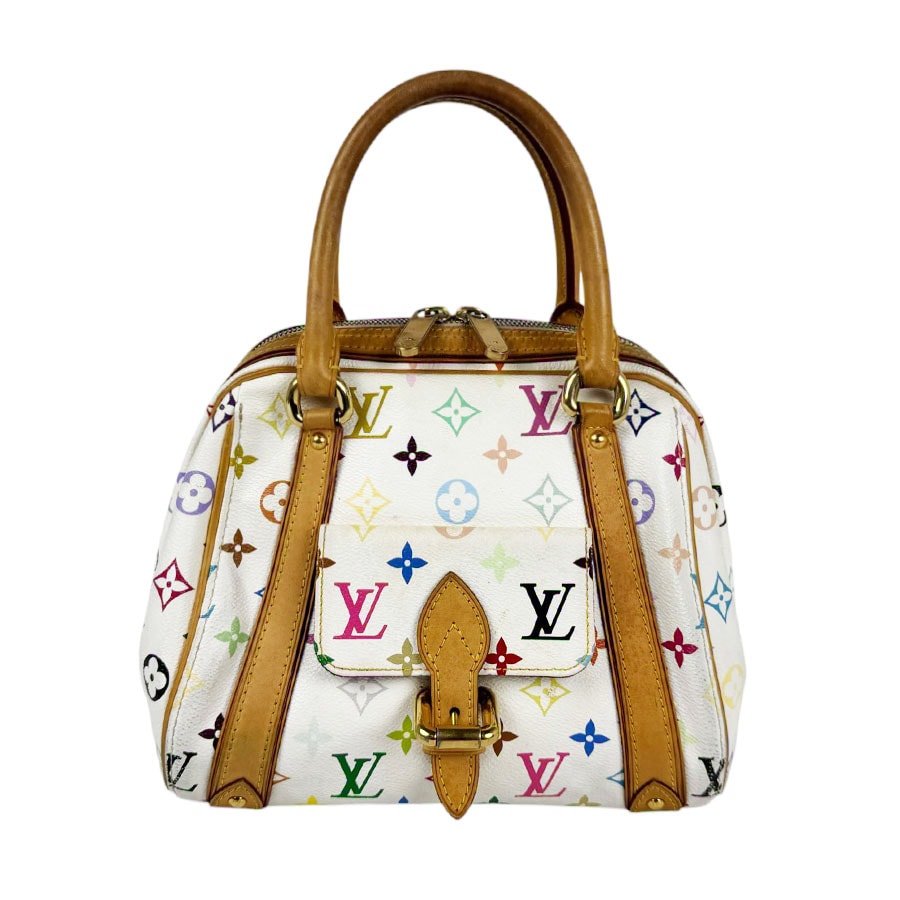 ルイ ヴィトン LOUIS VUITTON ハンドバッグ モノグラム マルチカラー プリシラ モノグラムマルチカラー ブロン レディース M40096【中古】 z11272