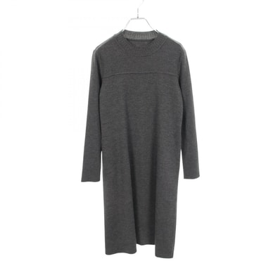 フォクシー FOXEY ニットドレス エフェメール ワンピース 衣料品 トップス ウール レディース グレー系 【中古】
