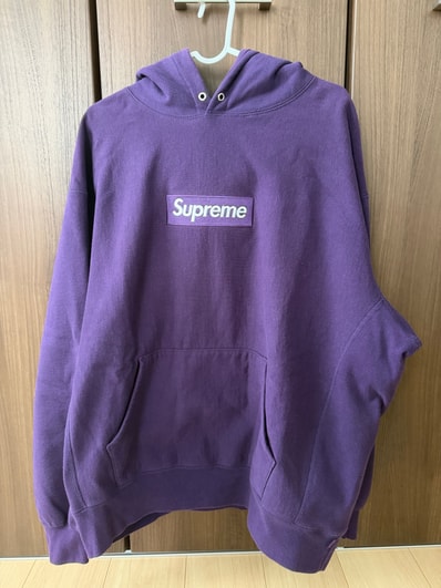 Supreme Box Logo Hooded Sweatshirt "Purple" (23FW)