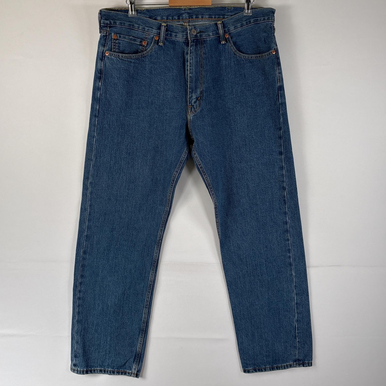 古着 リーバイス Levi's デニムパンツ 505 ブルーデニム ジーンズ ジーパン ストレート 大きいサイズ w38 L32 インディゴブルー メンズ