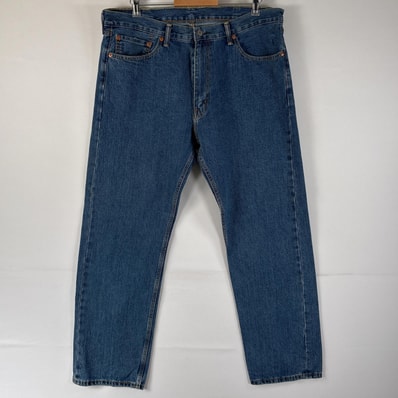 古着 リーバイス Levi's デニムパンツ 505 ブルーデニム ジーンズ ジーパン ストレート 大きいサイズ w38 L32 インディゴブルー メンズ