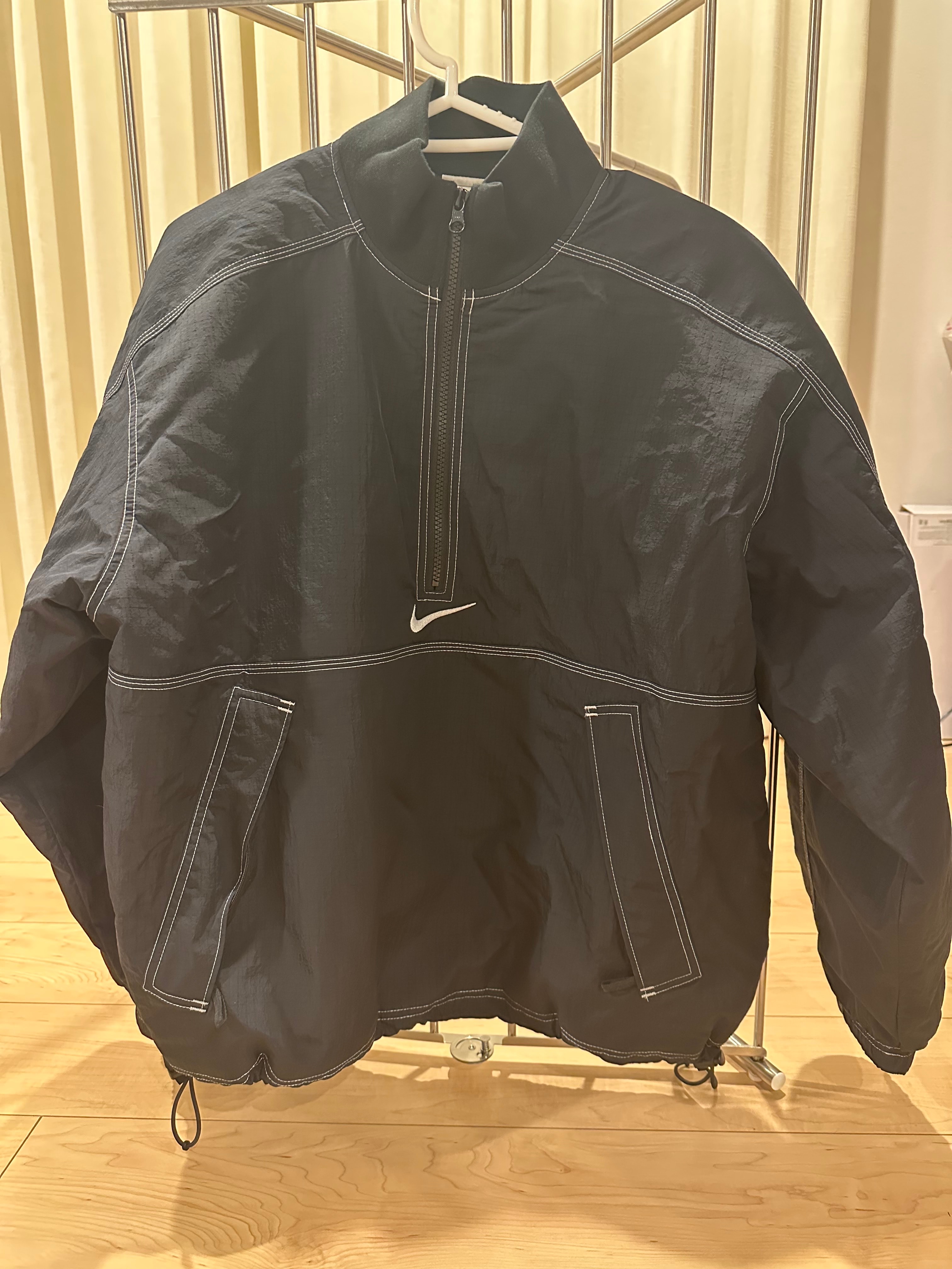 Supreme x Nike Ripstop Pullover "Black"