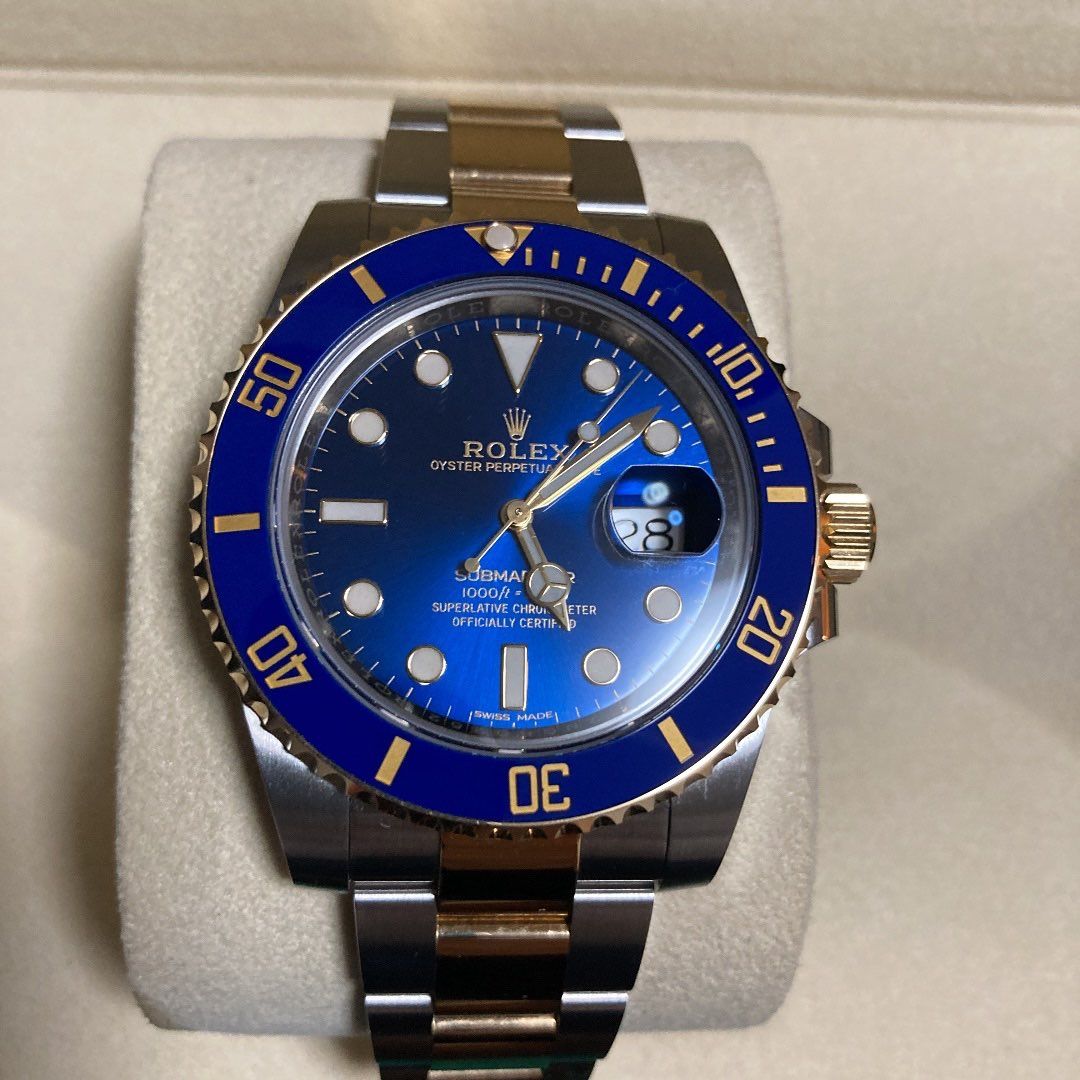 サブマリーナデイト 青サブ