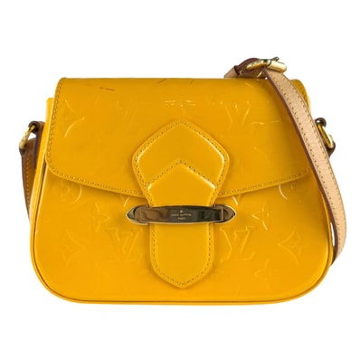 ルイ ヴィトン LOUIS VUITTON ショルダーバッグ モノグラム ヴェルニ ベルフラワーPM/モノグラムヴェルニ ジョーヌパッション レディース M91731【中古】 z9450