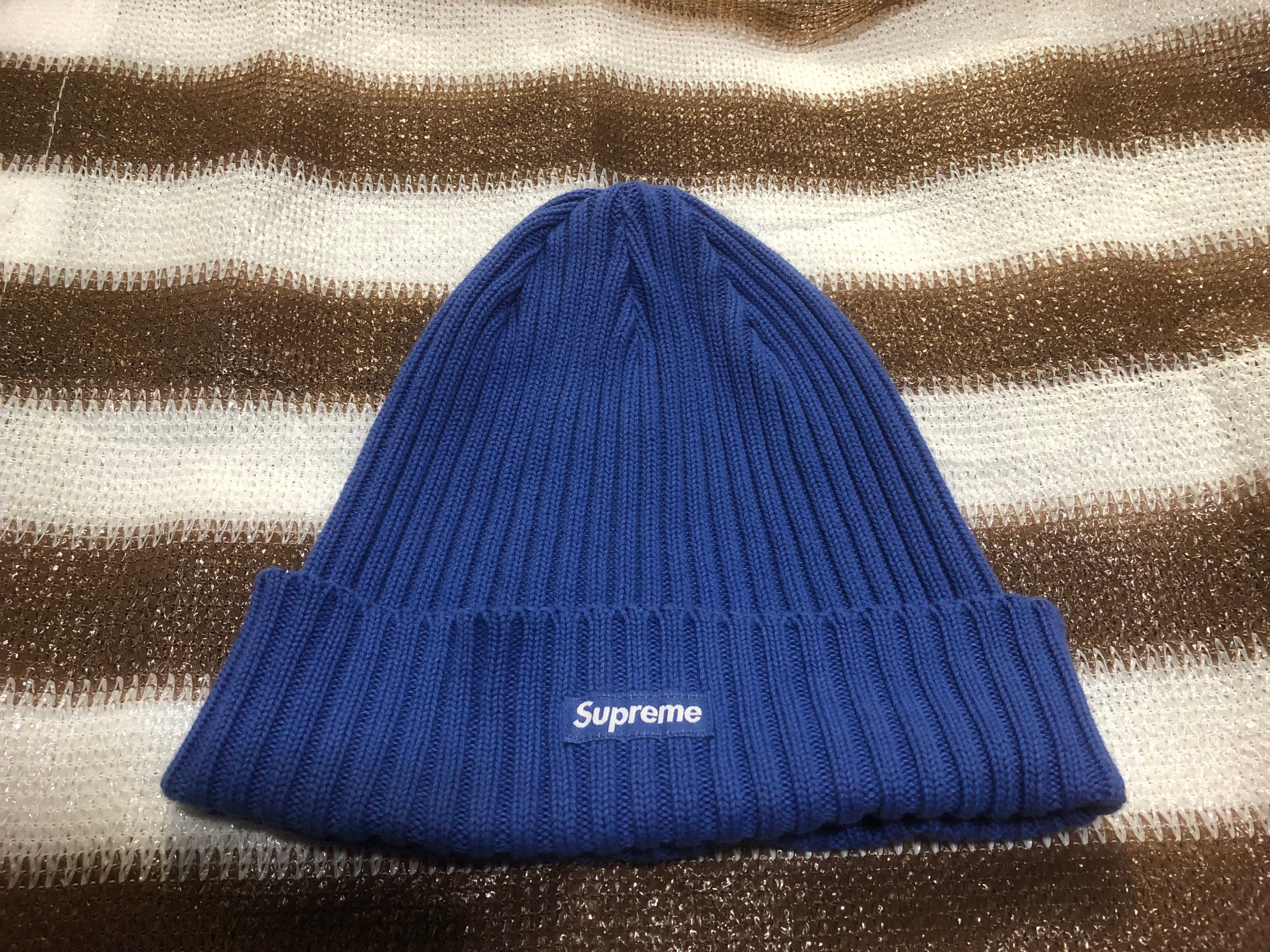Supreme Overdyed Beanie "Blue" (23SS)