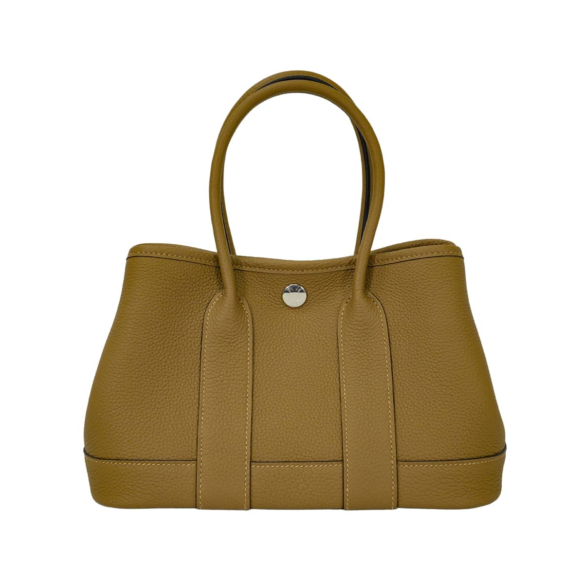 HERMES エルメス ハンドバッグ ネオ ガーデンパーティ 23 デュンヌ トゴ シルバー金具 G刻印 新品