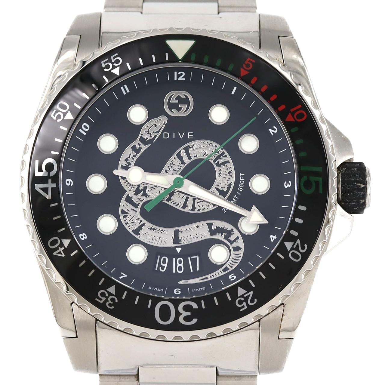 【ノーメンテナンス還元価格】グッチ グッチダイブ 136.2 SS クォーツ