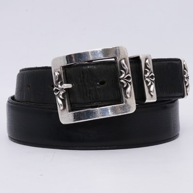 CHROME HEARTS 3ピース クラシック OTJ レザーベルト 1.5
