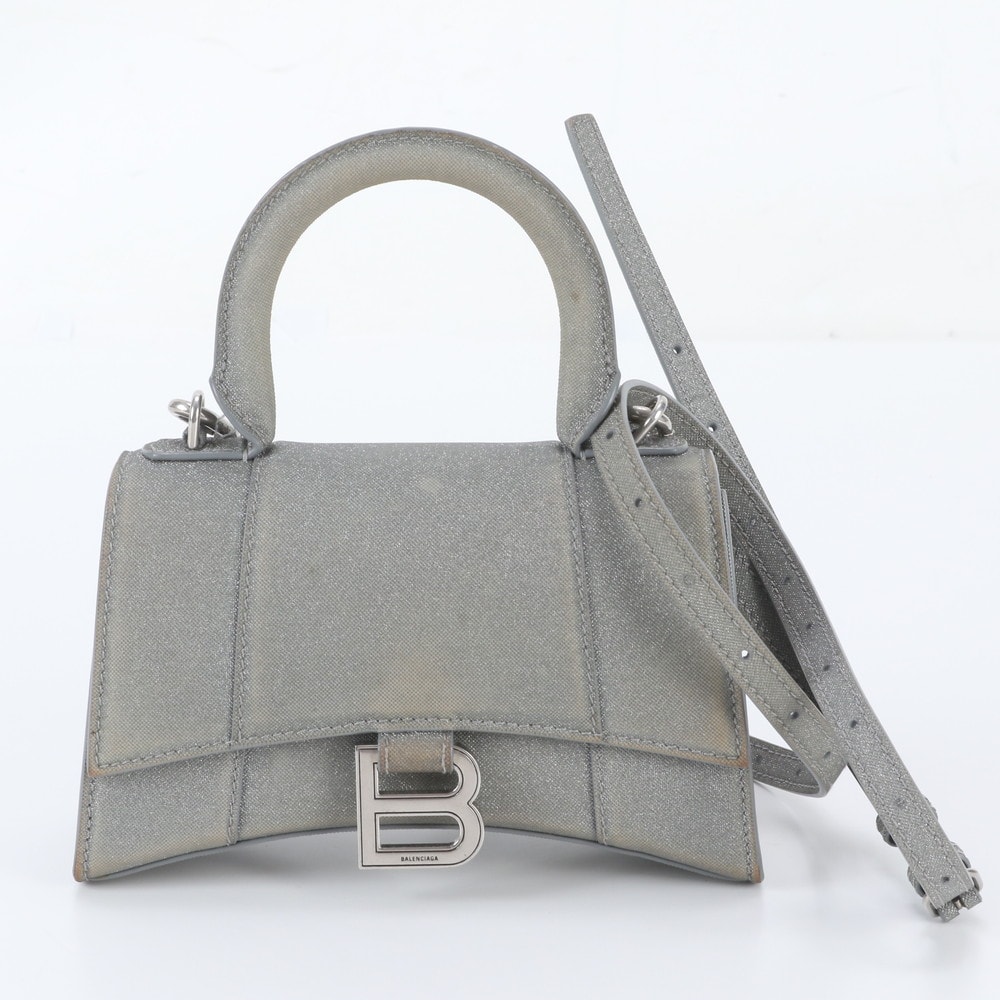 ■美品 バレンシアガアワーグラス ショルダーバッグ レザー