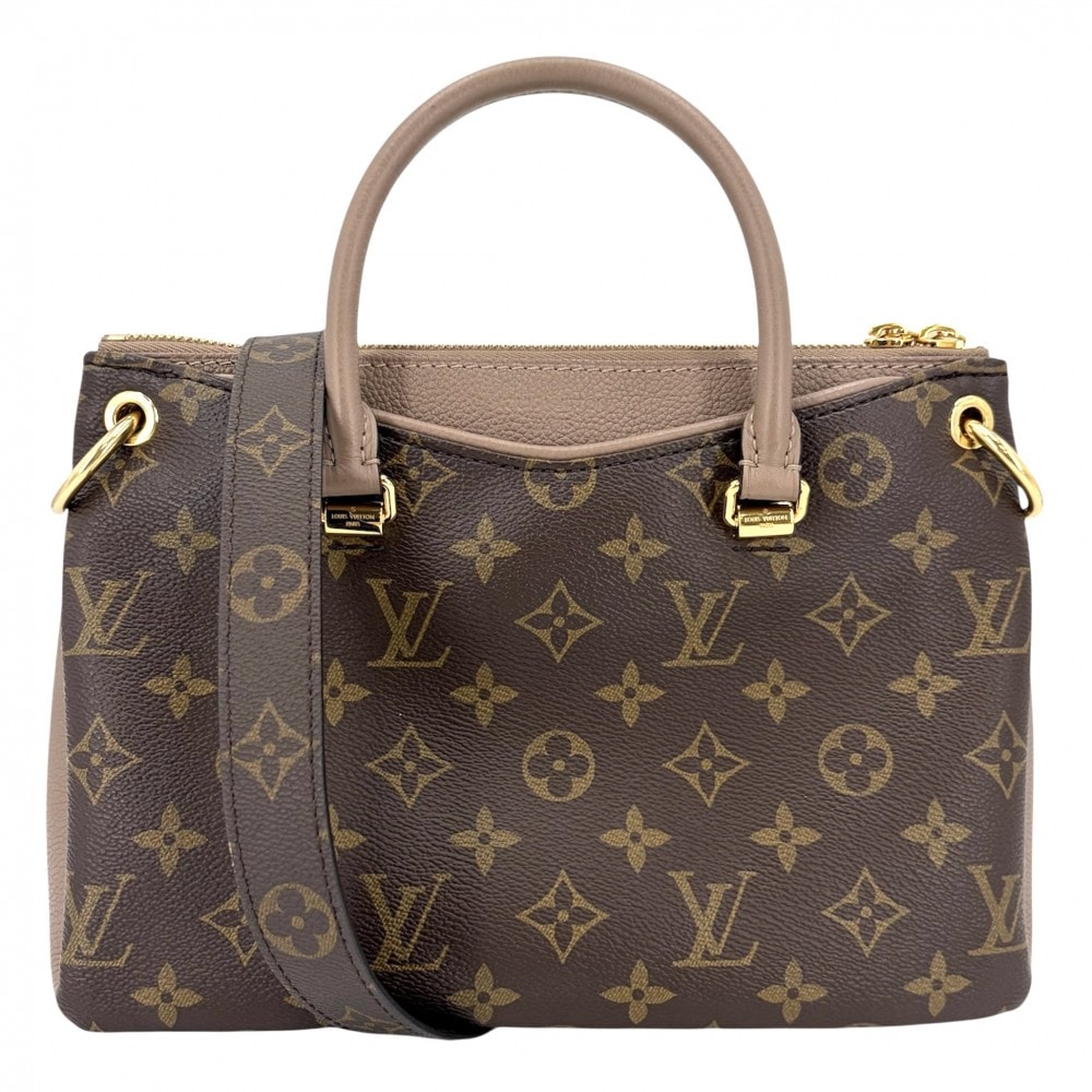 LOUIS VUITTON ルイヴィトン 2WAY モノグラム パラスBB ハンドバッグ ショルダーバッグ 肩掛け 斜め掛け Pallas 鞄 かばん M43459    ブラウン 茶 ベージュ ゴールド金具 レディース 美品【中古品】