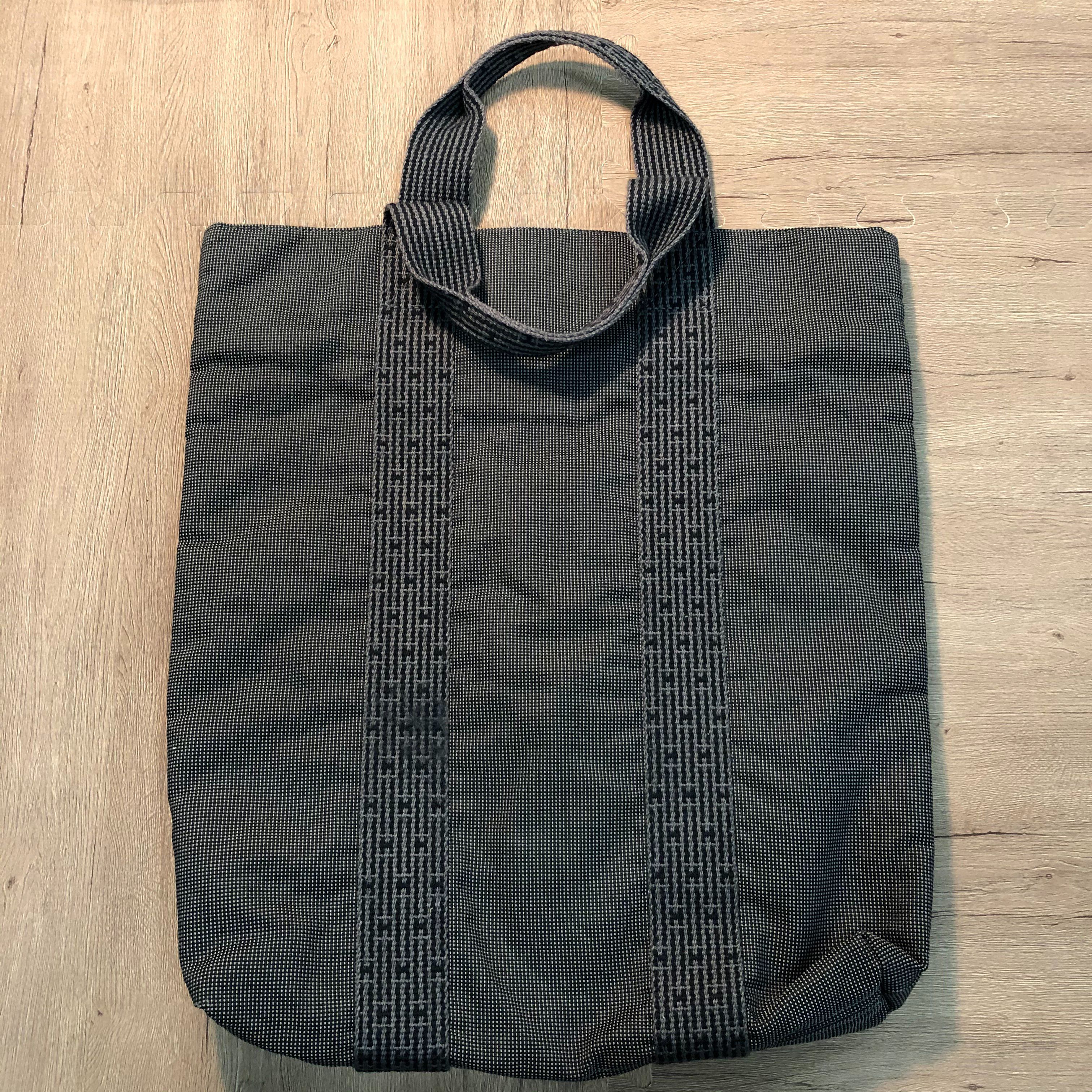 Hermes Yell Line Cabas Tote "Gray"
