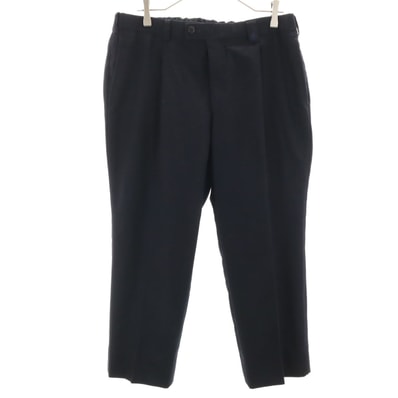 LANVIN LA COLLECTION ランバンコレクション 日本製 スラックスパンツ 91 濃紺