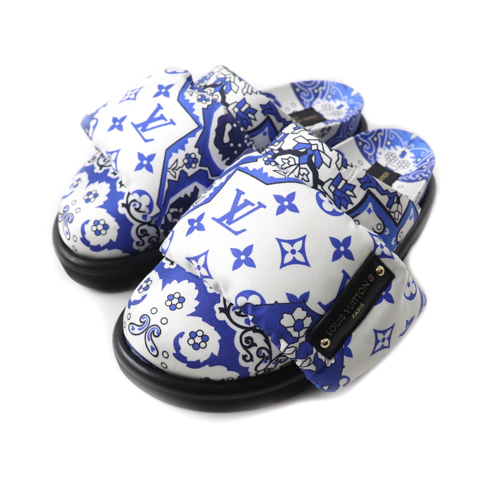極美品 ルイヴィトン サンダル スリッパピローコンフォートフラットサンダル  36