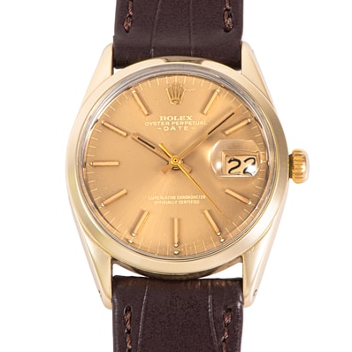 ROLEX ロレックス パーペチュアルデイト 1550 1972年製 金張り ゴースト SS/GP【中古】