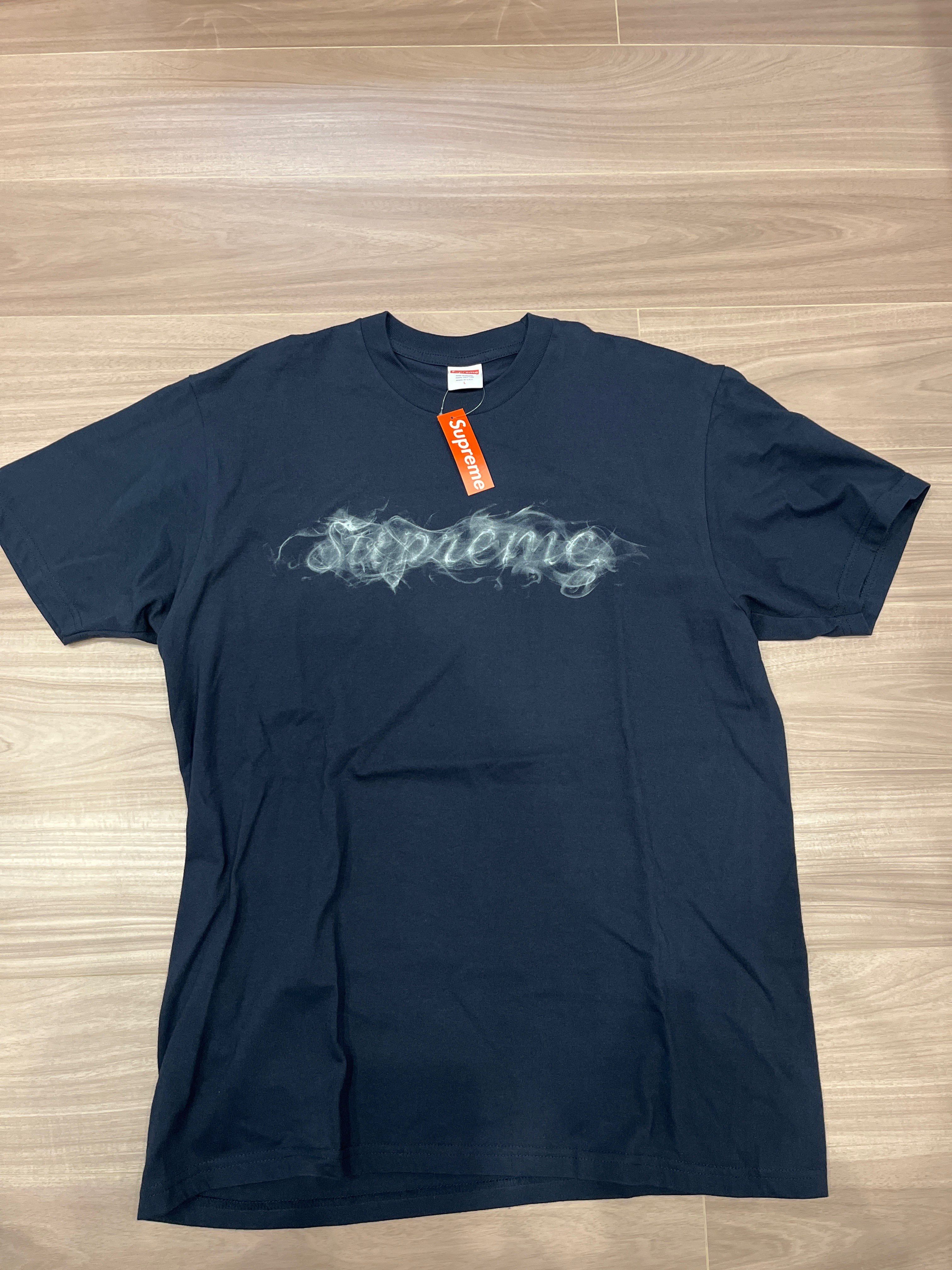 Supreme Smoke Tee "Navy"