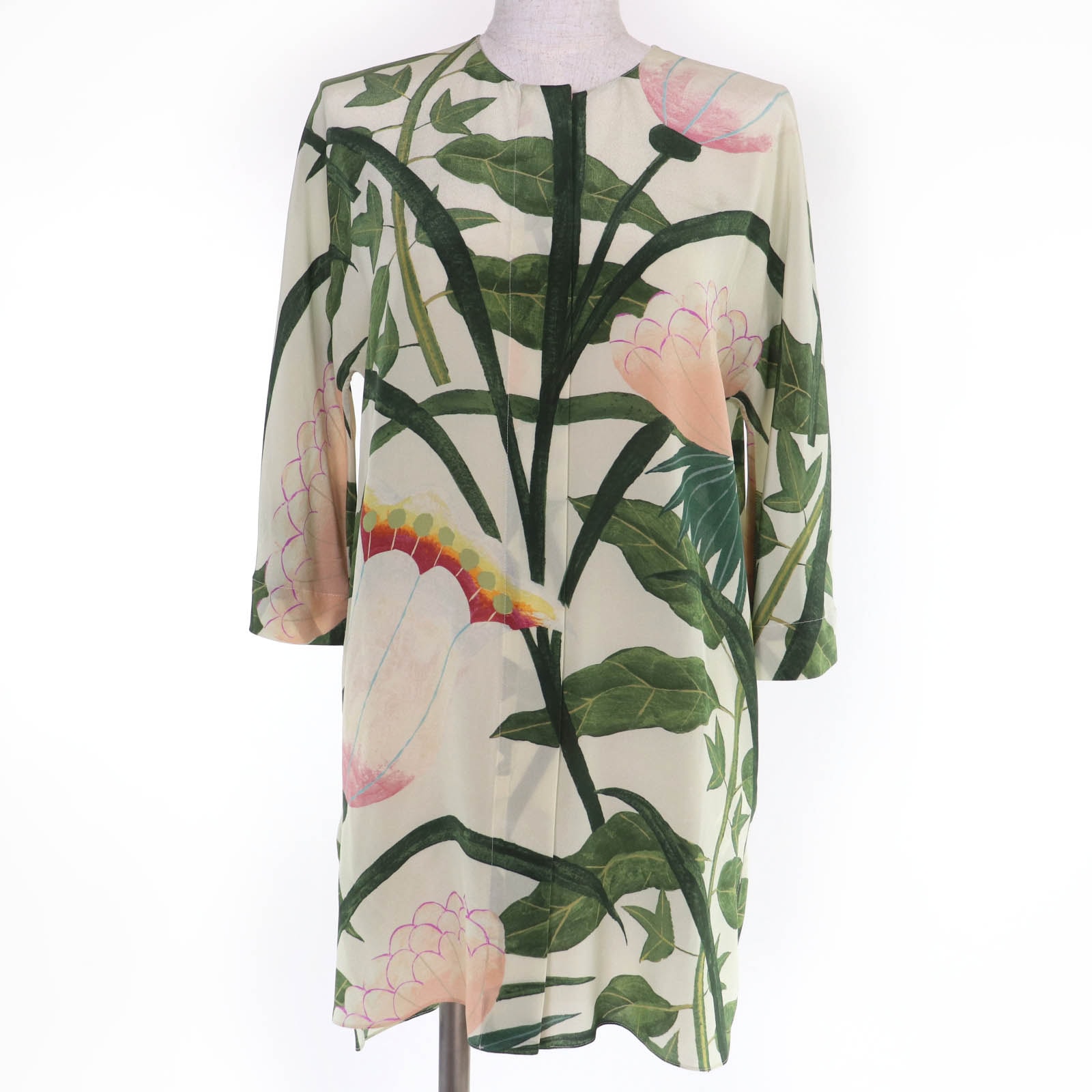 極美品 エルメス ブラウス マルチカラー レディース 34