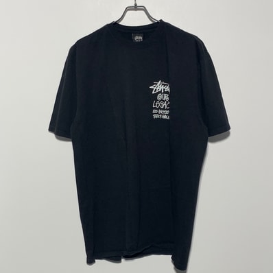 Stussy x Our Legacy Work Shop 8 Ball Yin Yang Pigment Dyed Tee "Black"