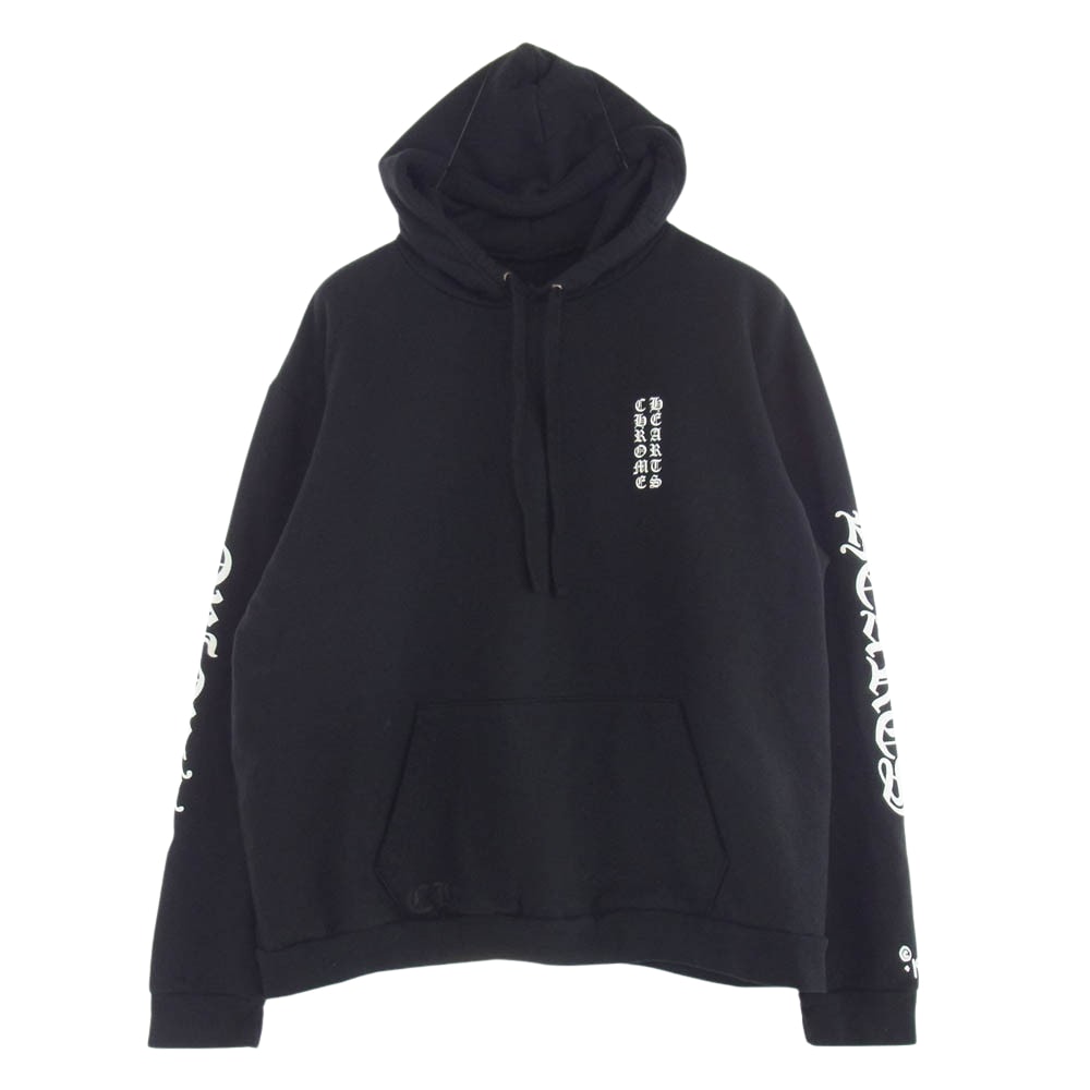 Chrome Hearts 1988 Vertical Logo Pullover Hoodie "Black"
