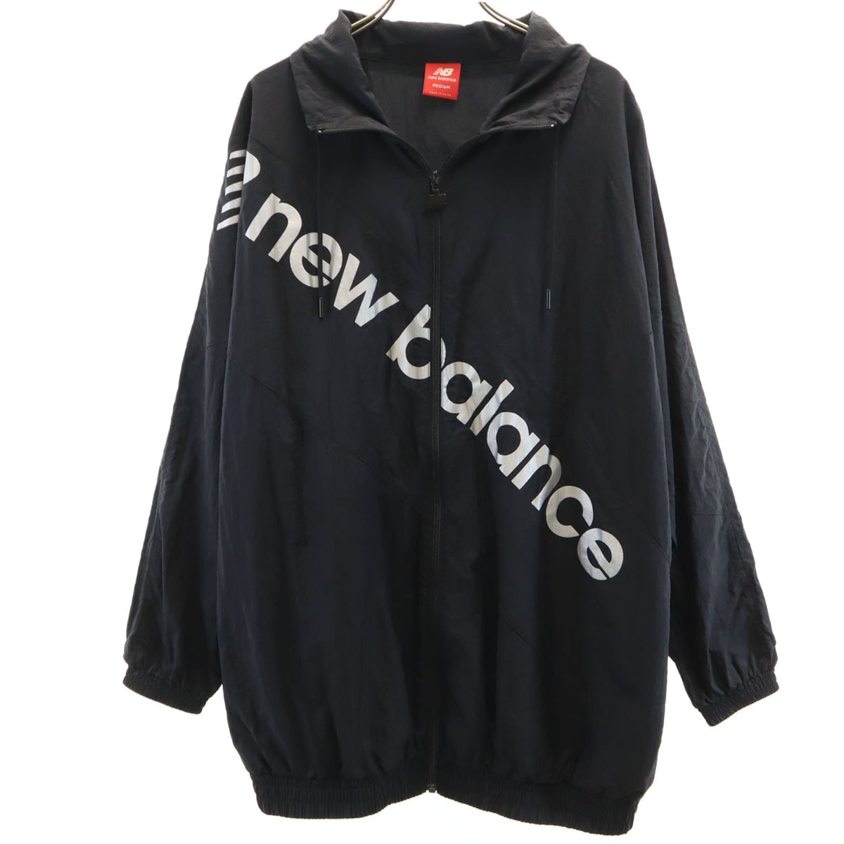 NEW BALANCE ニューバランス ナイロンジャケット M ブラック