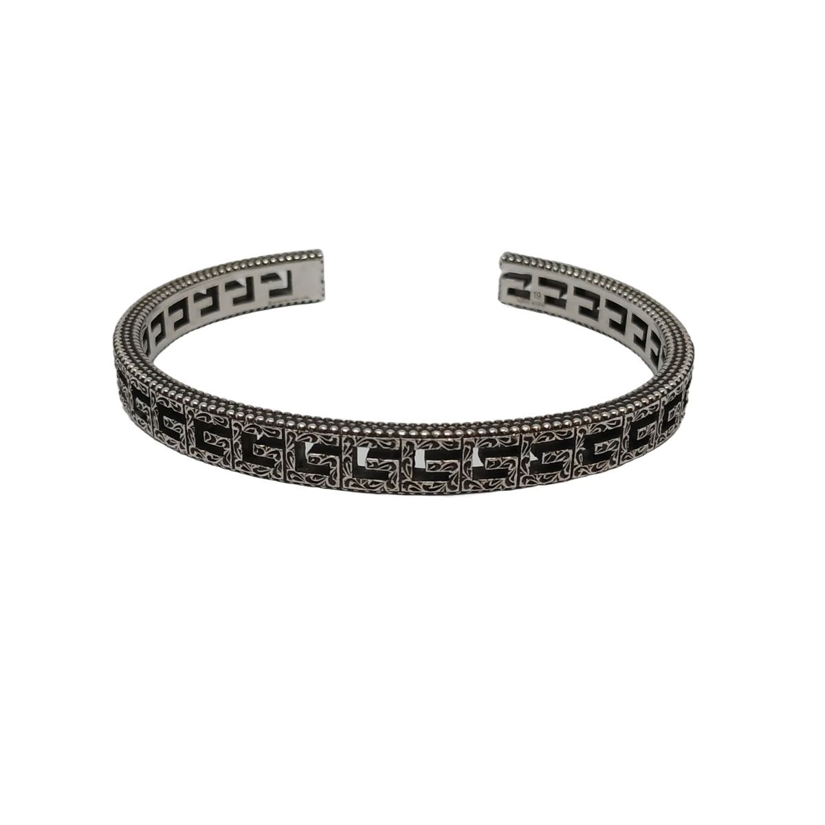 GUCCI グッチ スクエアG バングル ブレスレット 551919 シルバー925 シルバー  レディース【中古】