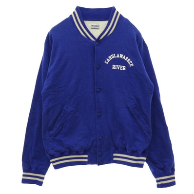 TENDERLOIN テンダーロイン 15AW T-RAYON SPORTS JKT レーヨン スポーツ スタジャン スタジアム ジャケット ブルー系 XS【中古】