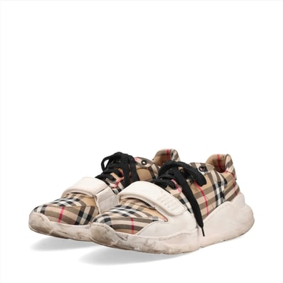 ■美品 バーバリー ノバ チェック43 28cmスニーカー