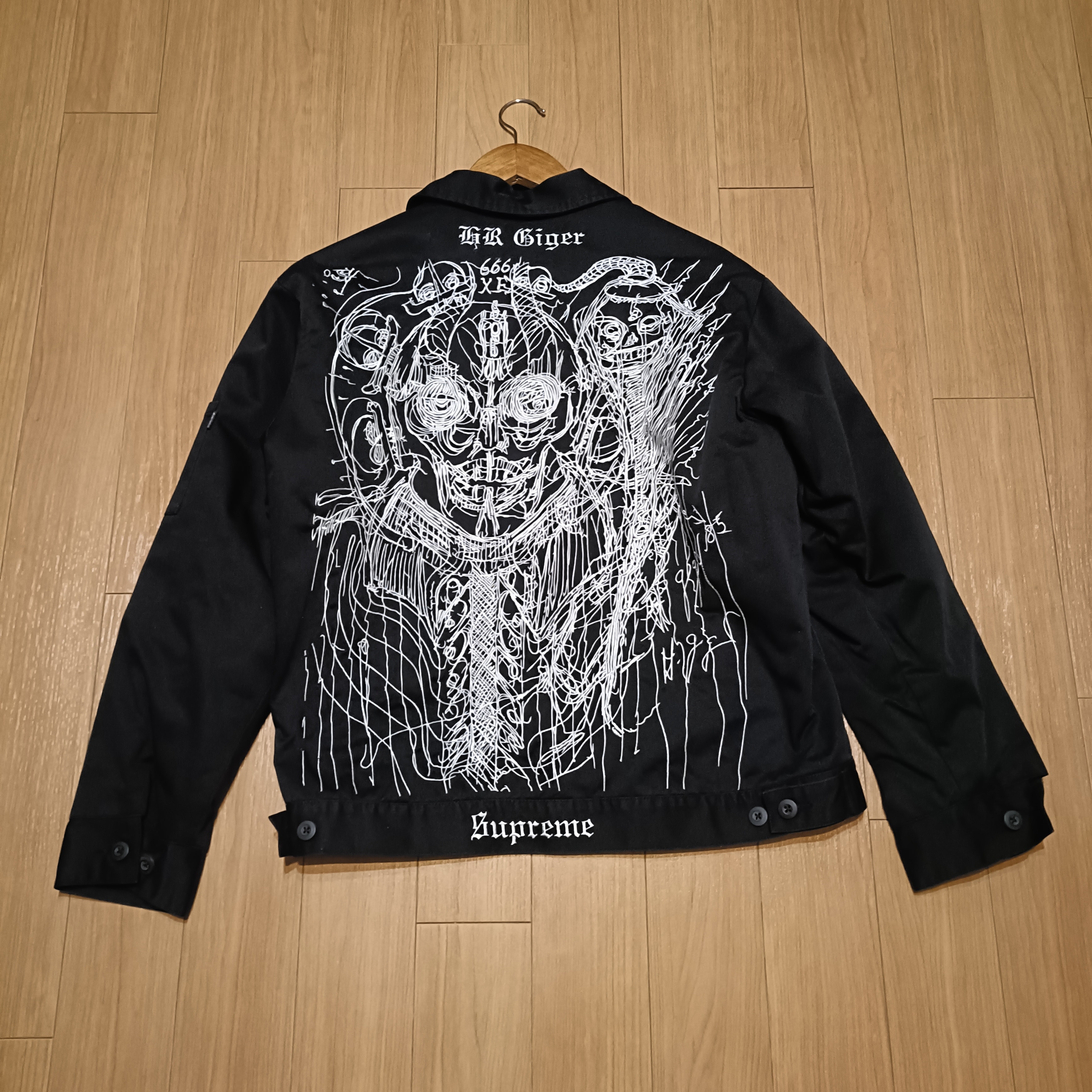 Supreme H.R. Giger Embroidered Work Jacket 