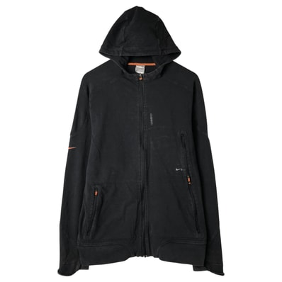 古着 ナイキ NIKE FIT DRY スウェットフルジップパーカー メンズL相当 ラグランスリーブ/eaa611645