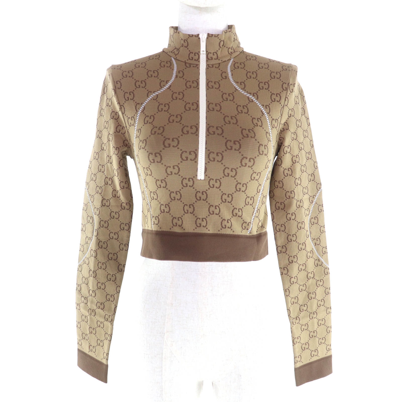 未使用品 グッチ トップス ブラウン レディース S 715524