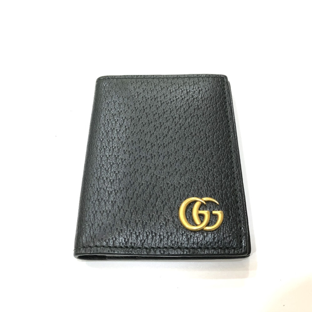 グッチ GUCCI GGマーモント 428737 ICケース 名刺入れ カードケース レザー ブラック