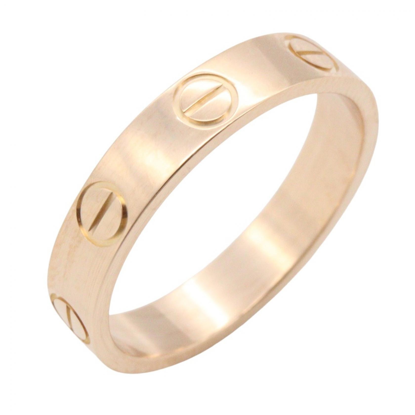 カルティエ CARTIER ミニラブリング リング・指輪 ジュエリー K18PG(ピンクゴールド) レディース ゴールド系 B4085200 【中古】