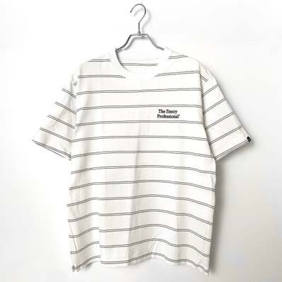 ENNOY 21SS S/S Border Tee "White" SS21BRENCT04AM