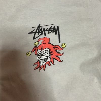 stussy tシャツ スカル m