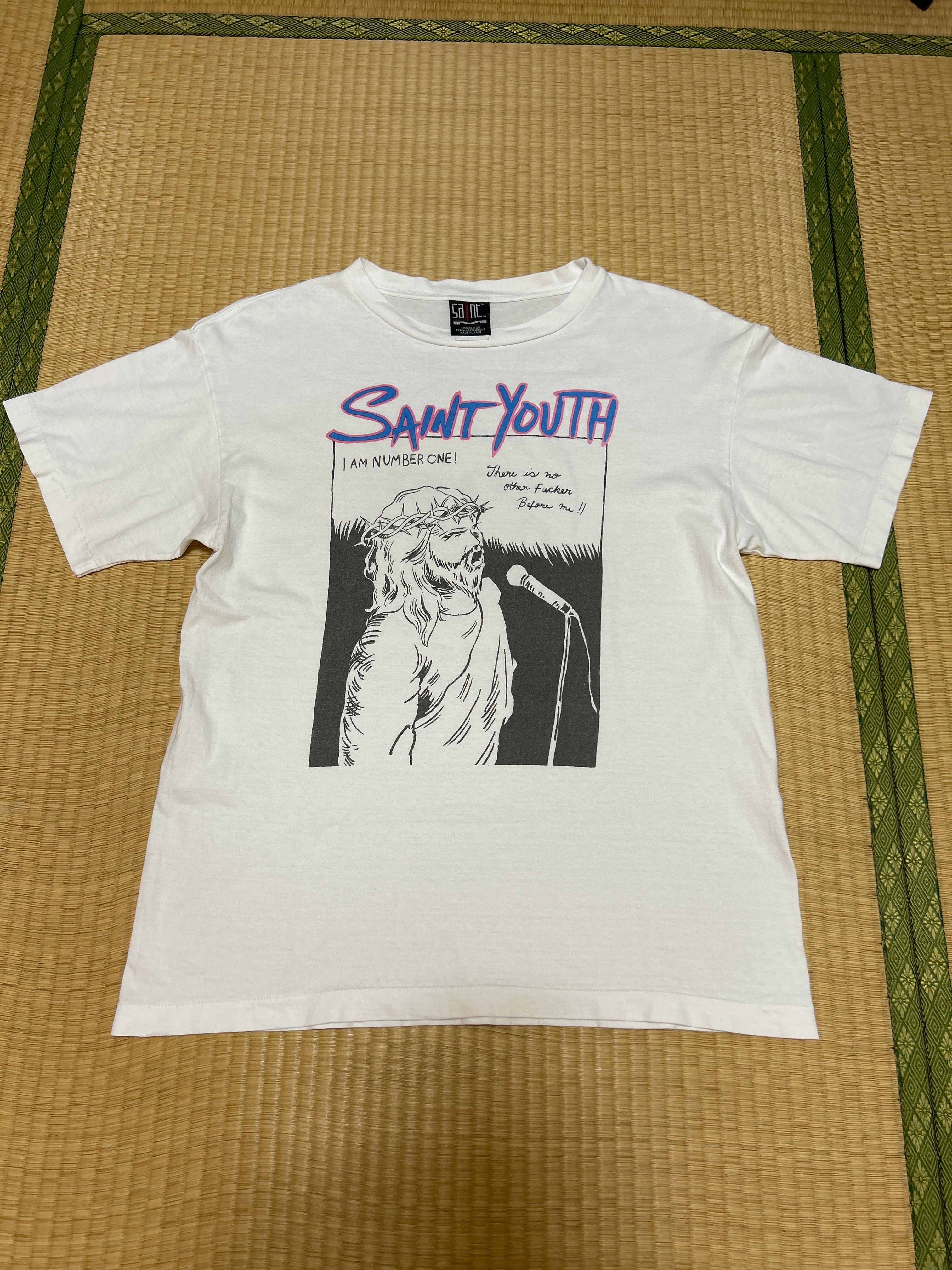 SAINT Mxxxxxx  22AW SAINT YOUTH SS TEE "White"
