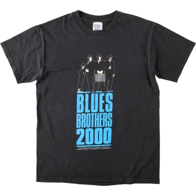 古着 90年代 ヘインズ Hanes HEAVYWEIGHT BLUES BROTHERS 2000 ブルースブラザーズ 2000 映画 ムービーTシャツ カナダ製 メンズM相当 ヴィンテージ/eaa672036