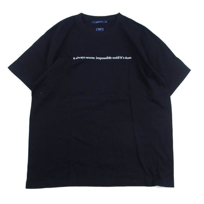 Ron Herman ロンハーマン Tシャツ × Liberaiders リベライダーズ プリント 半袖 Tシャツ カットソー ネイビー系 M【中古】