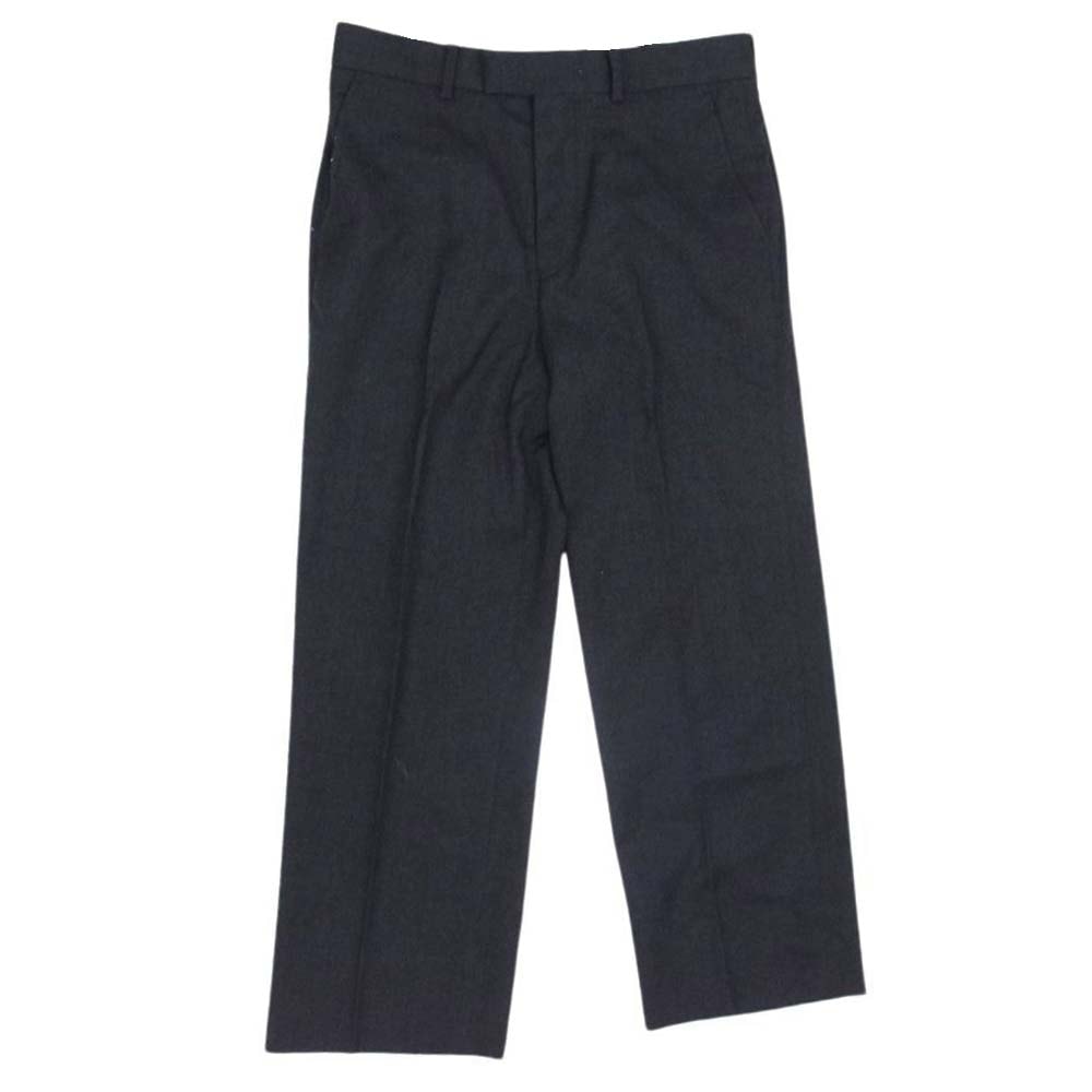 Adam et Rope' アダムエロペ パンツ GMS-19070-B ストレート ウール ワイド スラックスパンツ ダークグレー系 M【中古】