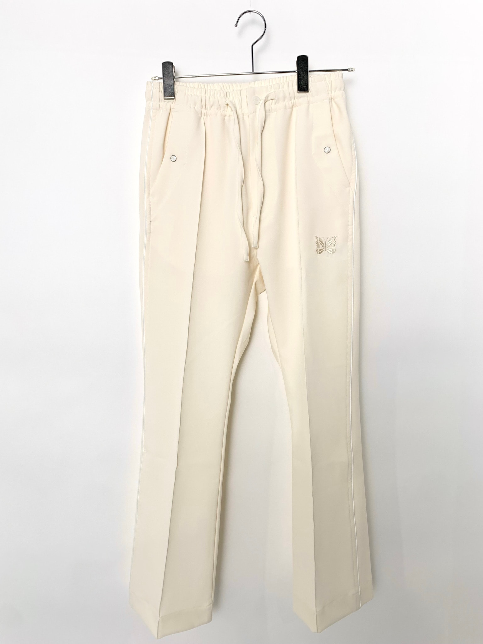 NEEDLES STUDIOUS Exclusive Pipping Cow Boy Pants "Ivory"
