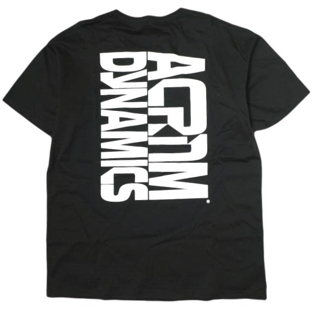 ACRONYM アクロニウム 22SS MERCERIZED SHORT SLEEVE T-SHIRT バックプリントTシャツ S24-PR M BLACK 半袖 トップス g21110