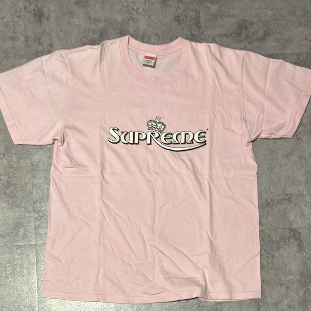 Supreme Crown Tee "Light Pink
"