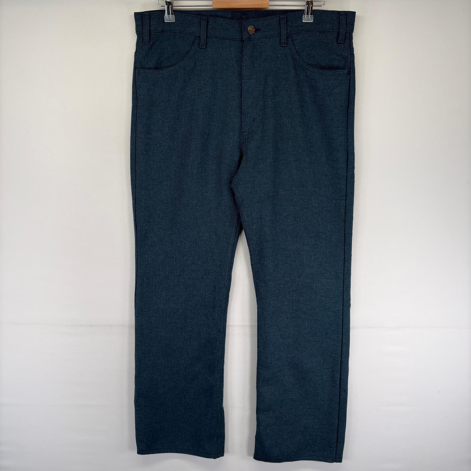 古着 90's/90年代 リーバイス Levi's USA製 パンツ スラックス ブーツカット フレア スコービルジッパー w38 L32  グレー系 メンズ