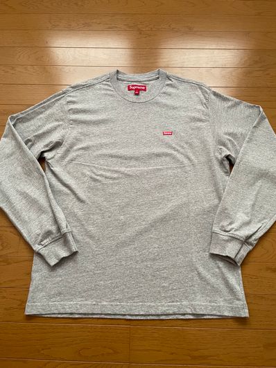 Supreme Small Box L/S Tee "Heather Grey"(23FW)