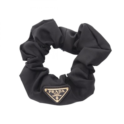 プラダ PRADA Re-Nylon シュシュ 衣料品 ナイロン レディース ブラック系 【中古】