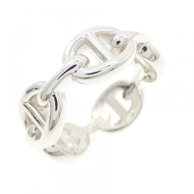Hermes Chaine D'ancre Enchainee Ring PM "Silver"
