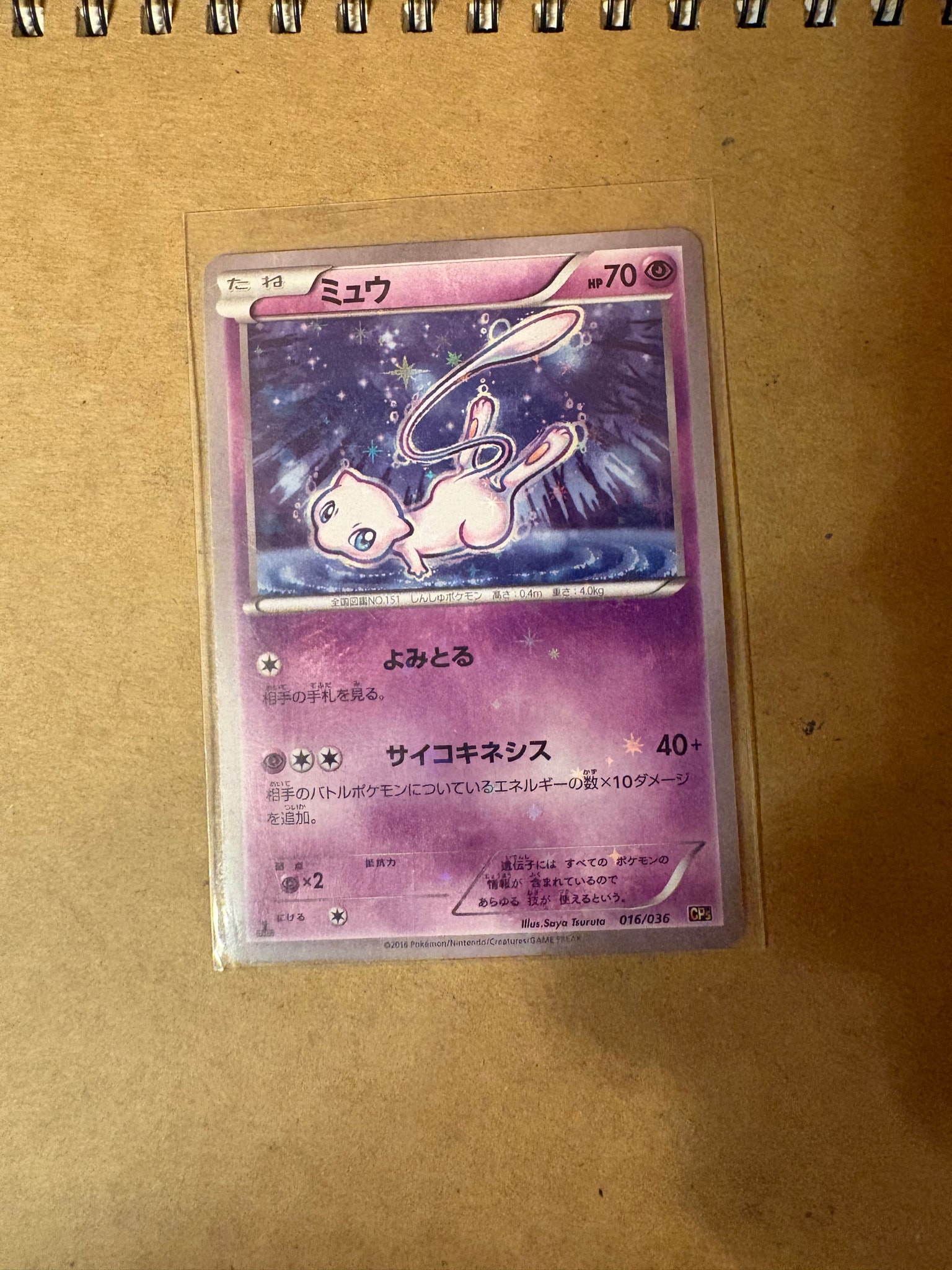 ミュウ :1ED [CP5 016/036](コンセプトパック 「幻・伝説ドリームキラ