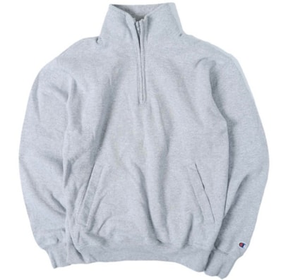 Champion チャンピオン ECO FLEECE CLUB MARUKIN 裏起毛 ハーフジップスウェット M グレー トレーナー プルオーバー トップス g14039