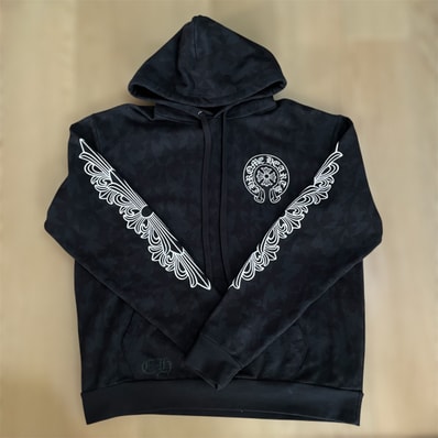 Chrome Hearts Graveyard Cemetery Cross Zip Up Hoodie "Black"