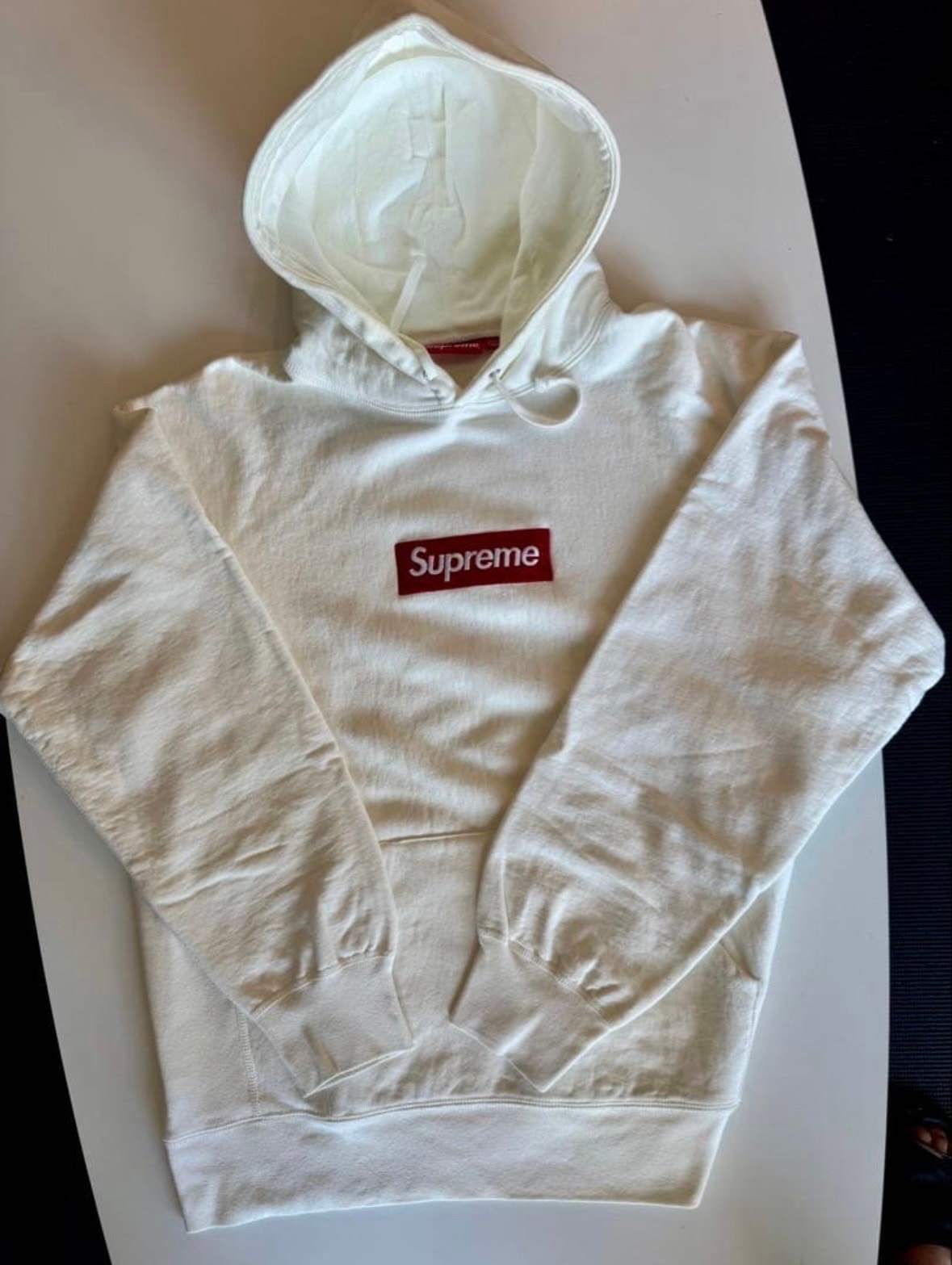 Supreme Box Logo Hooded Sweatshirt "White" (21FW)