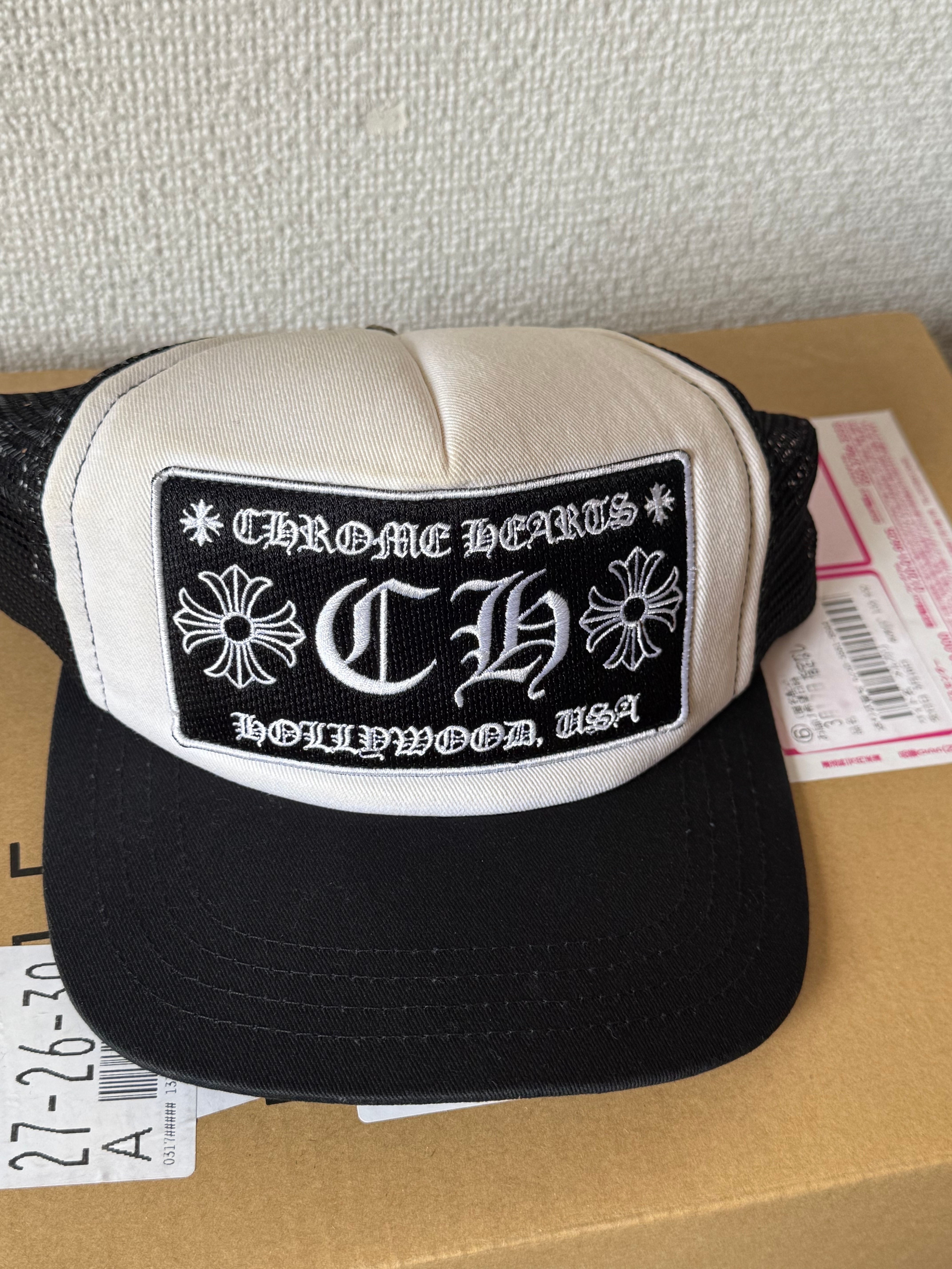 Chrome Hearts Trucker Cap CH "Black/White"